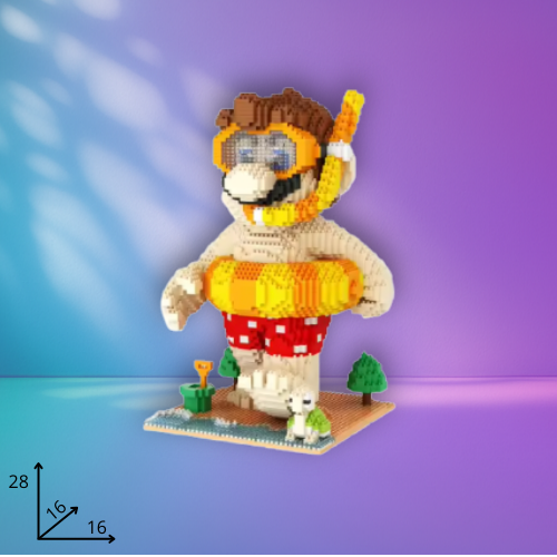 Mario Bricks Figure