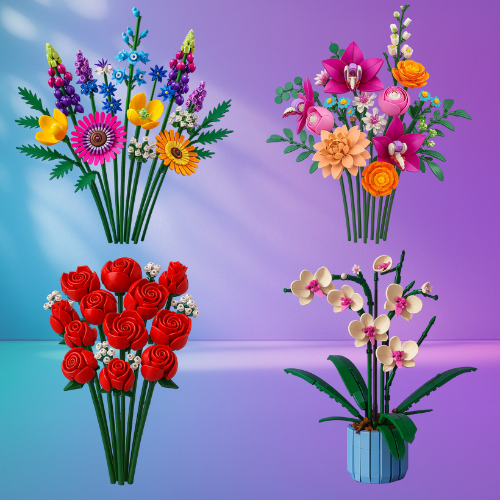 Romantic Bricks Flower Bouquet