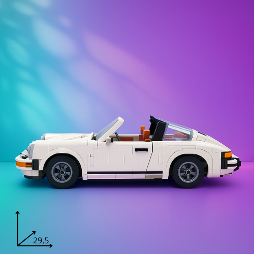 Retro Porsche 911 Racing Car