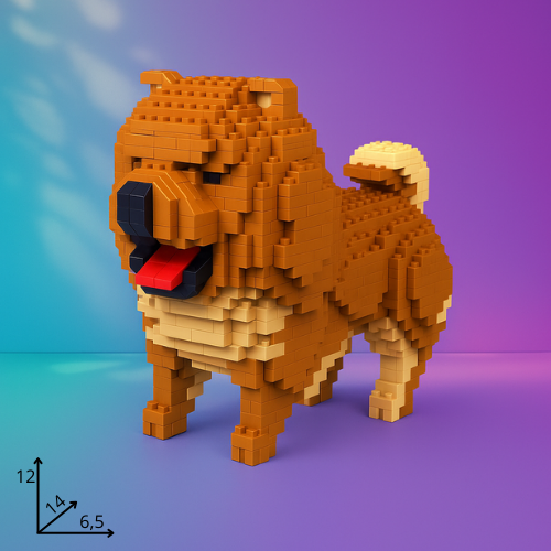 Dog Micro Bricks Figure 2