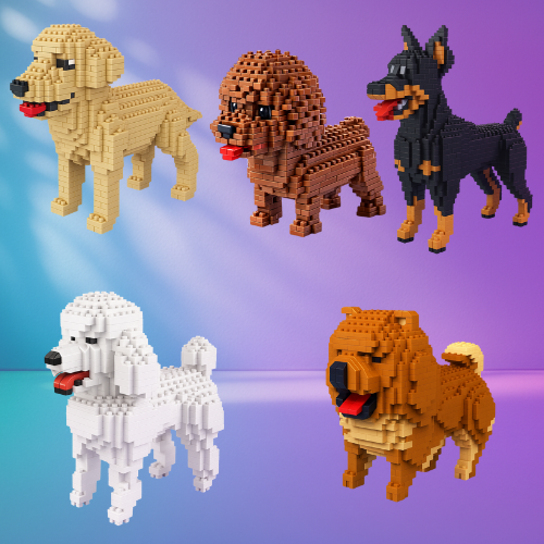 Dog Micro Bricks Figure 2