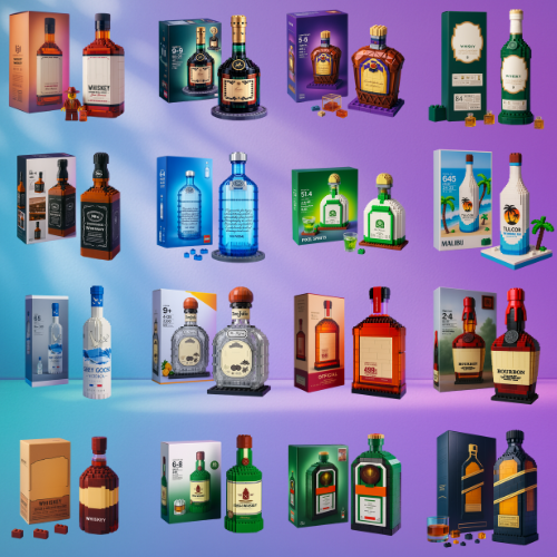 Alcohol Brick Bottle