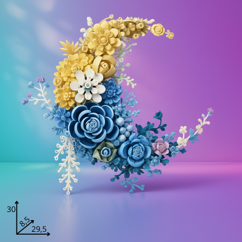 Moon Flower Wall Art