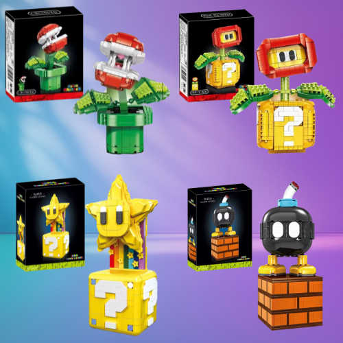 Mario Objects Bricks Figure