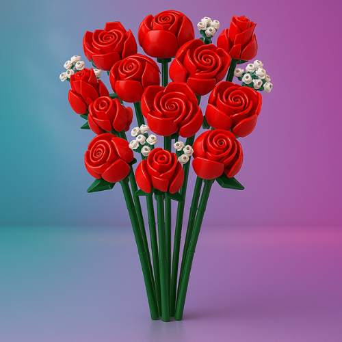 Romantic Bricks Flower Bouquet