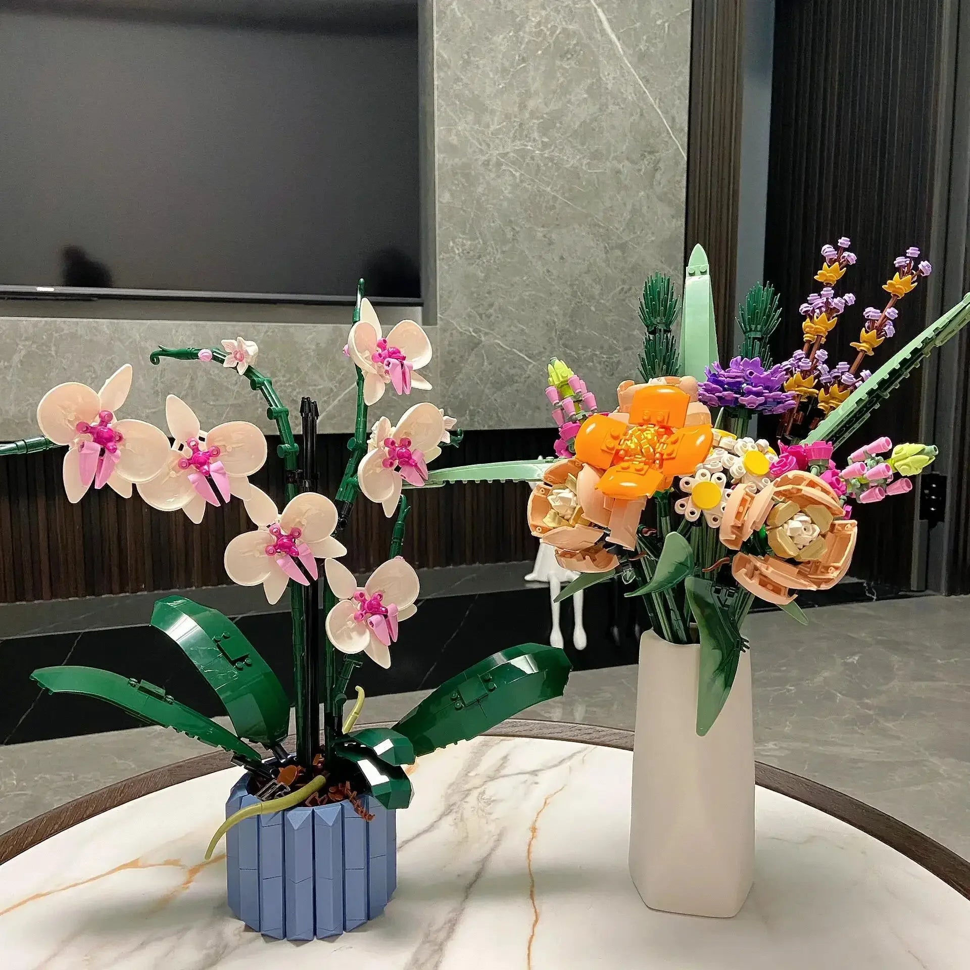 Romantic Bricks Flower Bouquet