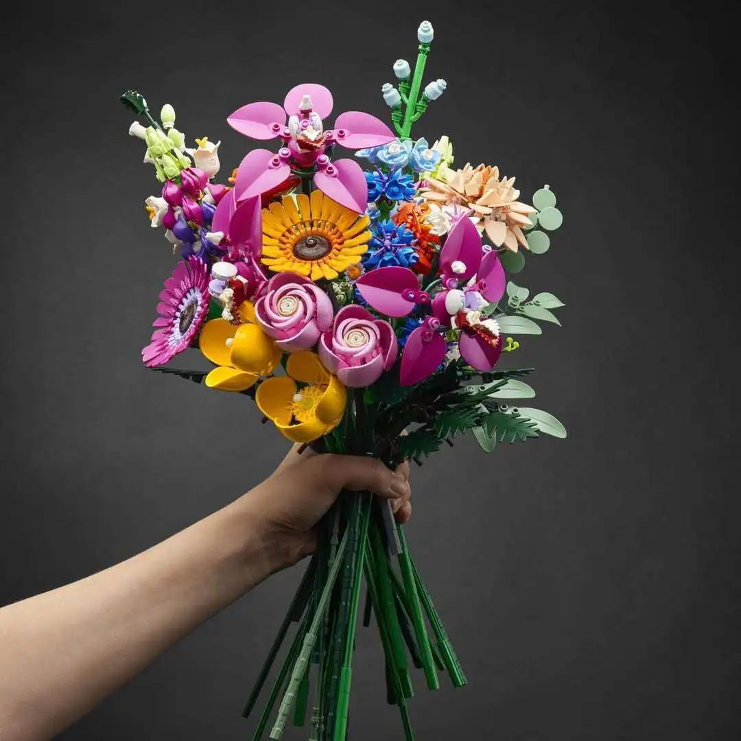 Romantic Bricks Flower Bouquet