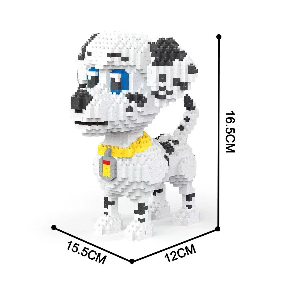 Dog Micro Bricks Figure