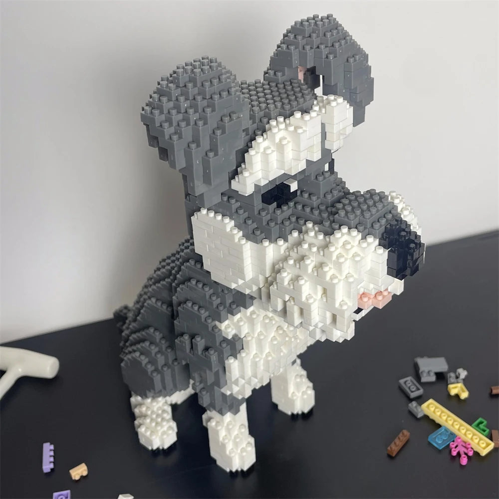 Dog Micro Bricks Figure