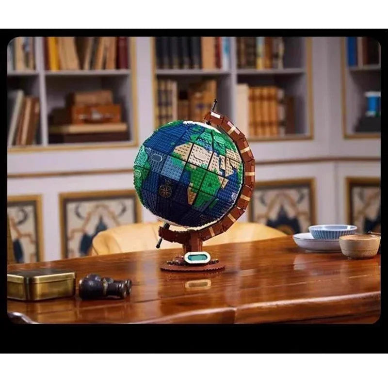 Earth Globe Bricks Model