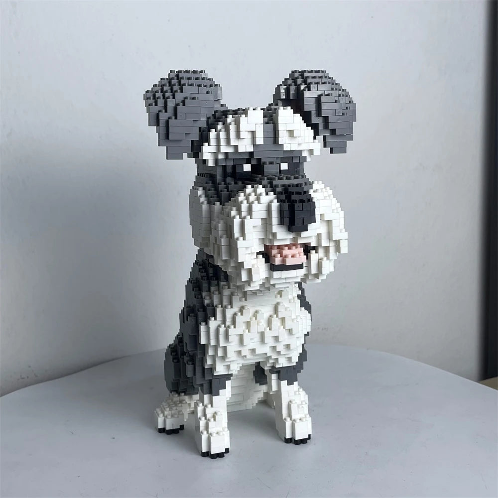 Dog Micro Bricks Figure