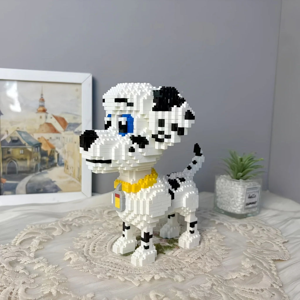 Dog Micro Bricks Figure