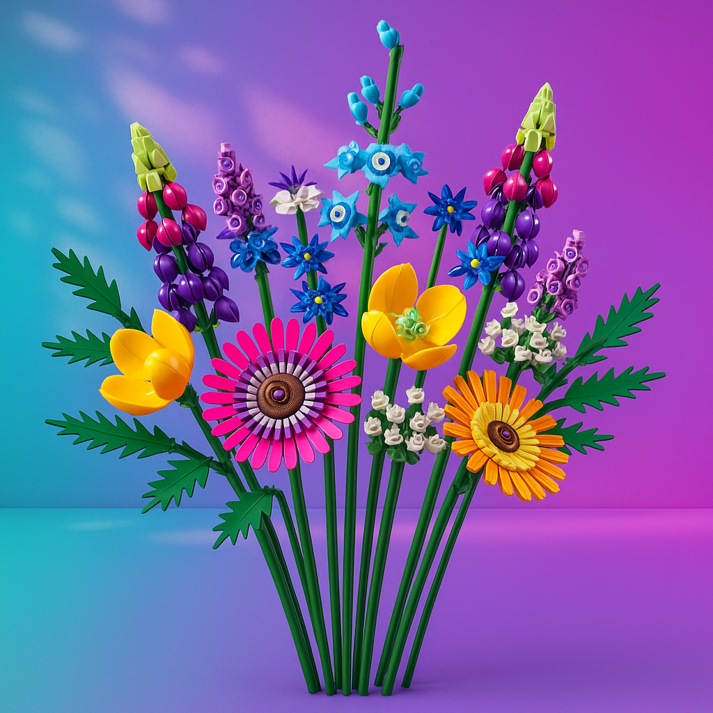 Romantic Bricks Flower Bouquet